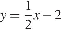 y= дробь: чис­ли­тель: 1, зна­ме­на­тель: 2 конец дроби x минус 2 